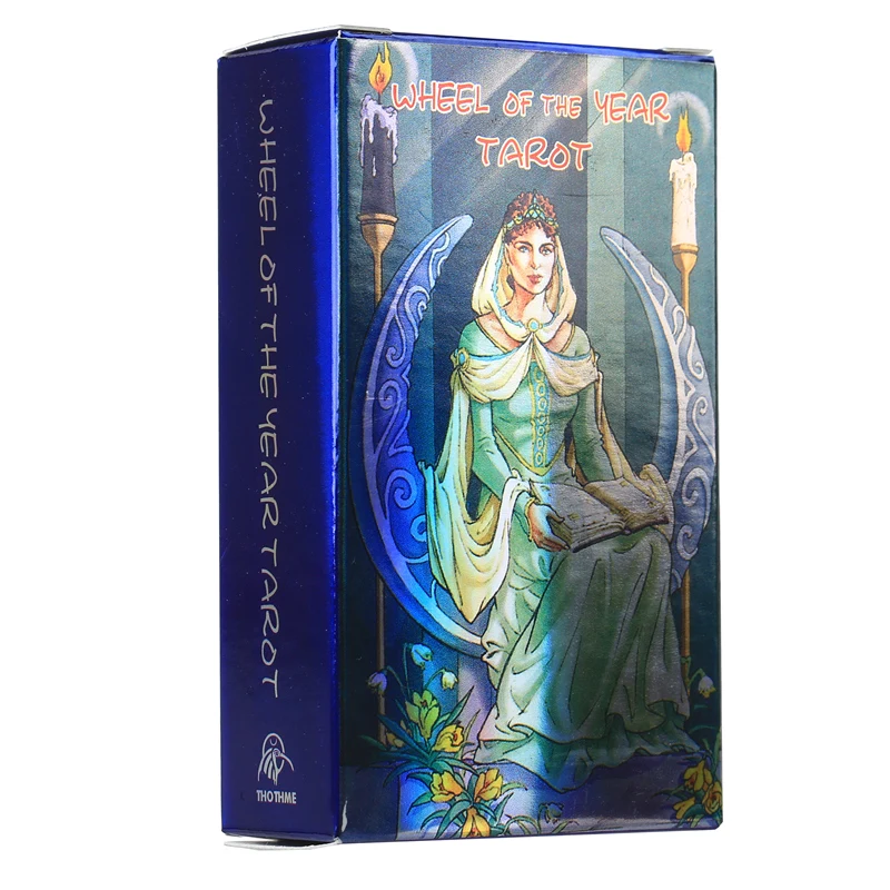 

Hot Selling Tarot Board Game Card Full English HD Animation Portable Playing Board divination Game Card Wheel of year tarot