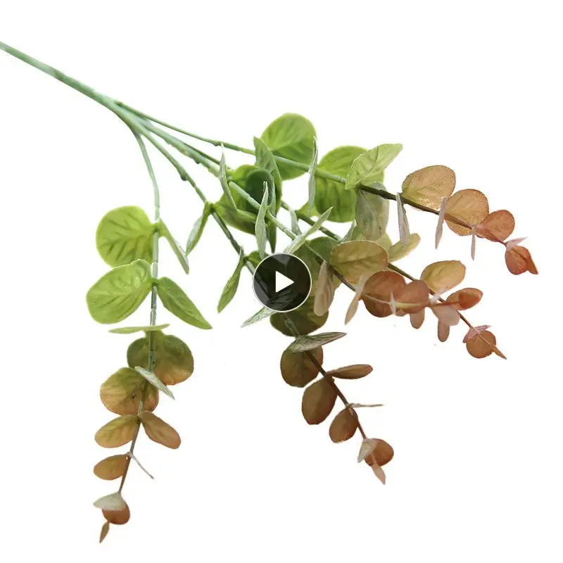 

Artificial Simulation Eucalyptus Garland Faux Silk Leaf Vine Greenery Wedding Decor Money Leaf Bunch Garden Home Decoration
