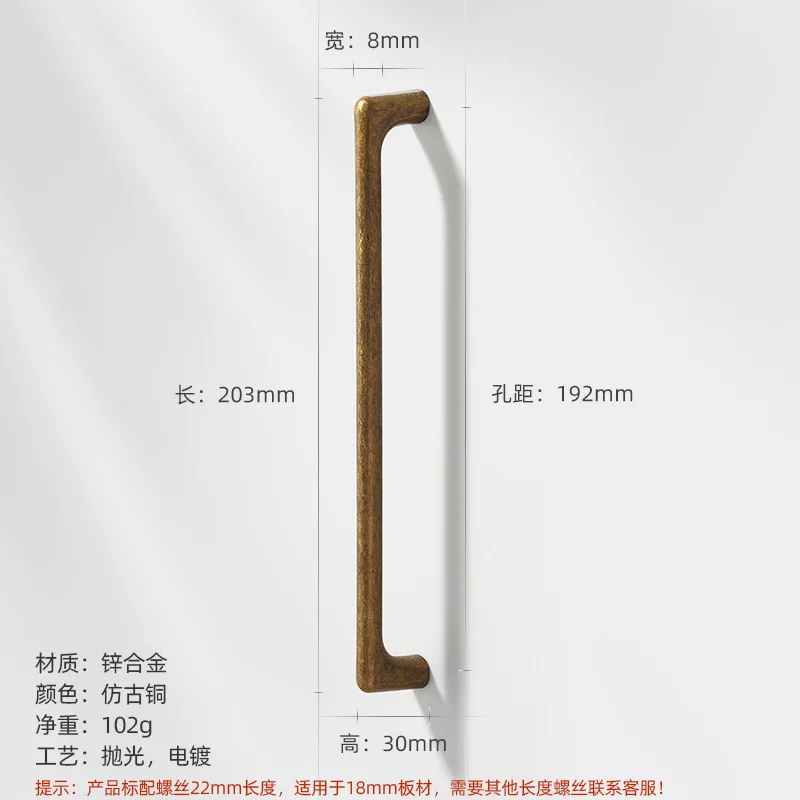 

Бронзовые ручки для шкафа, цинковый сплав