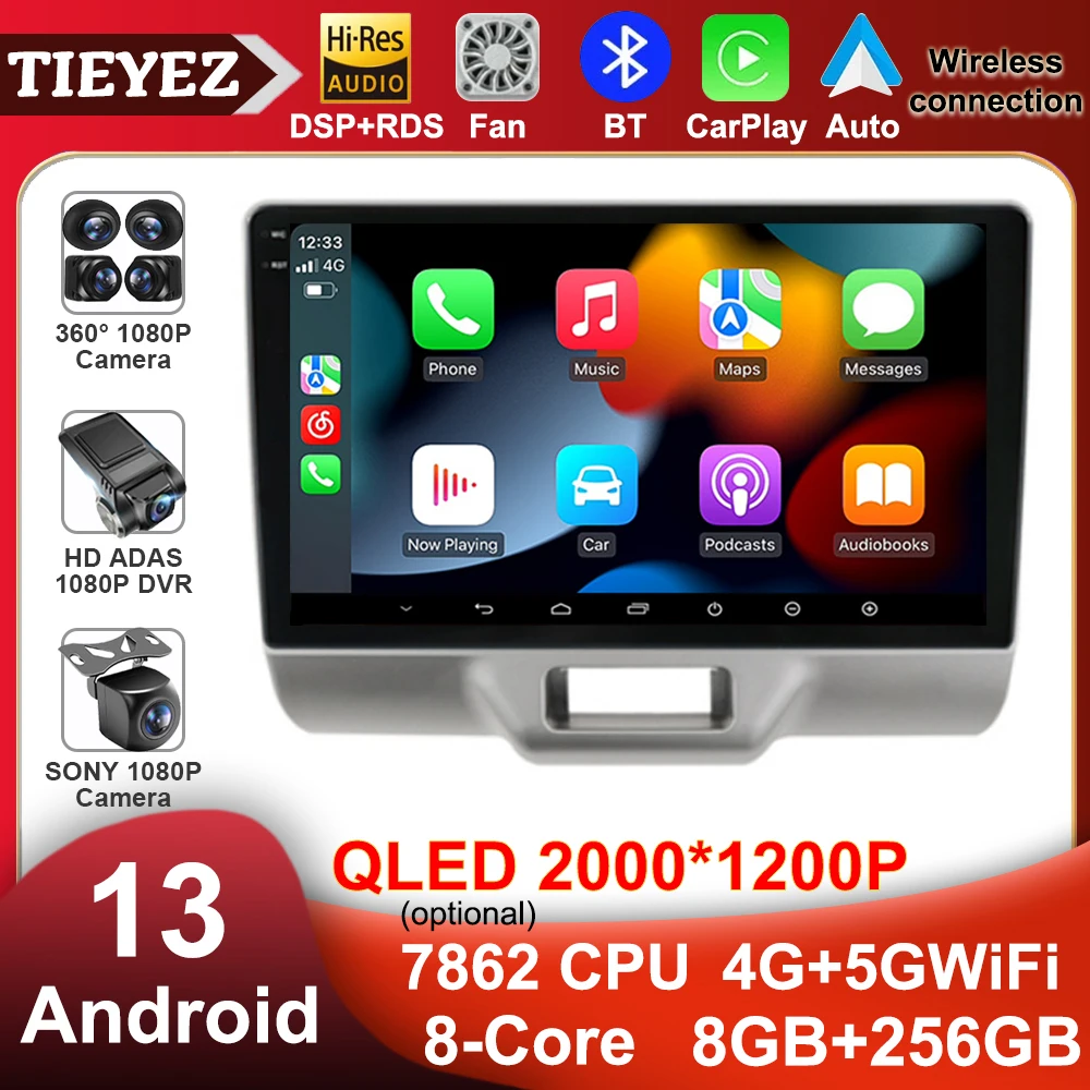 

Android 13 8GB 256GB For SUZUKI Every Wagon 2015+ Car Multimedia Player GPS Radio 360 Camera BT DSP Stereo AutoRadio Head Unit