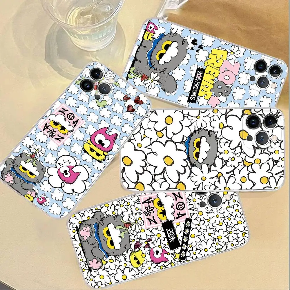 Фото Милый чехол для телефона Z-ZO Friends для iPhone 17 16 15 14 13 12 11 Pro Max Plus, мягкий, персонализированный, сделай сам №4