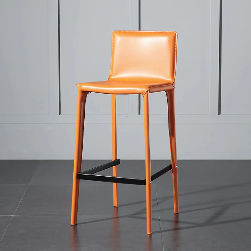 

Party Salon Modern Chair Light Luxury Bar Orange Living Room Throne Chairs Kitchen Stools Taburete Ruedas Home Furniture WXH30XP