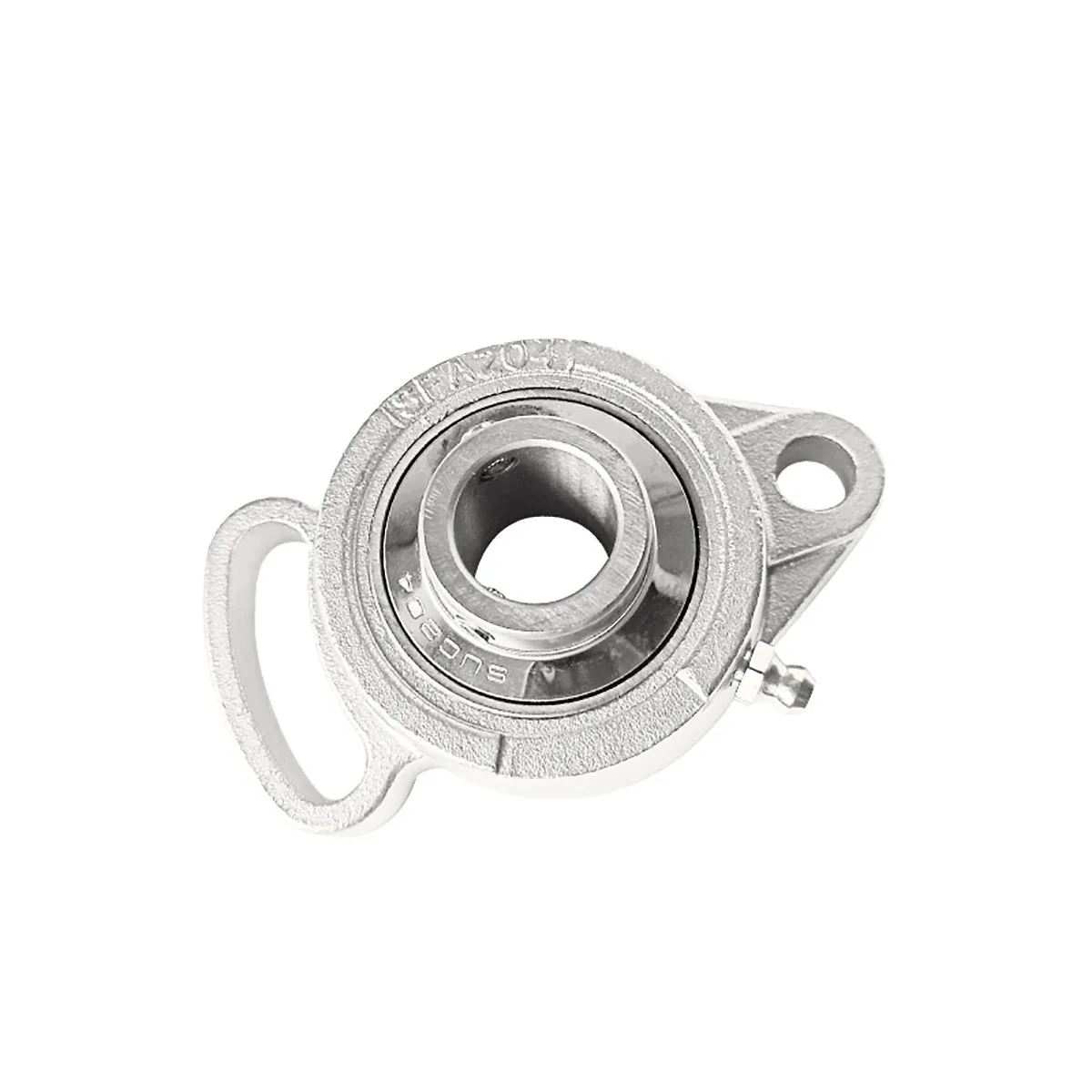 

1Pc Stainless Steel Outer Spherical Bearing Adjustable Rhombus Shaped with Seat SUCFA202 203 204 205 206 Bore 15/17/20/25/30mm