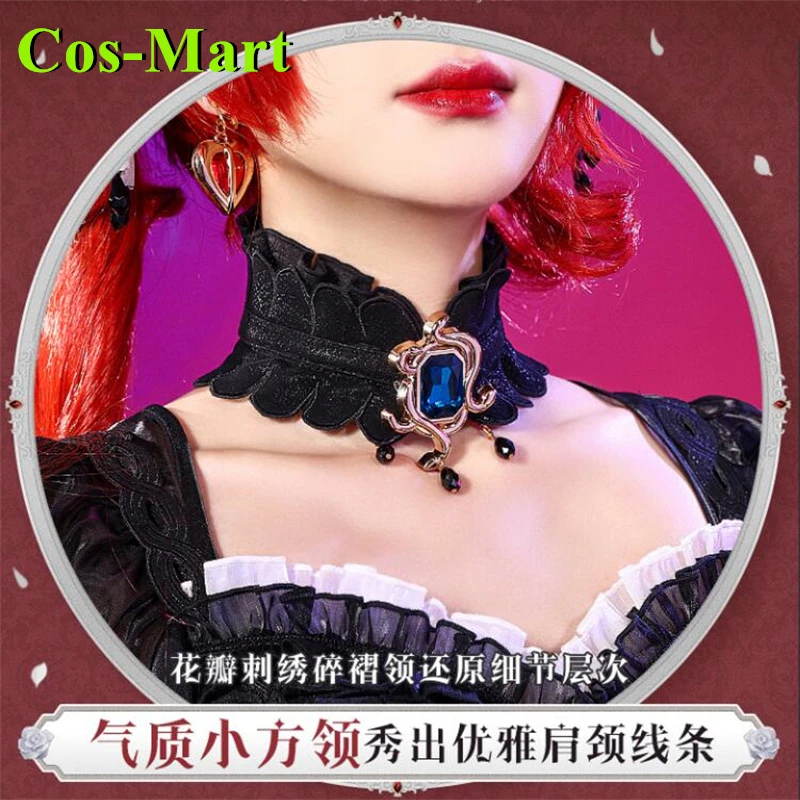 Cos-Mart Game Identity V Fiona Gilman Косплей Костюм Redhead Witch Sacrifice Priestess Модное платье Женская