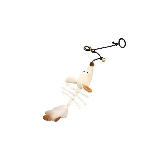 

Karlie Cat Herby Plush Drawstring Mouse Skeleton Cat Toy 20 X9X5 CM 402030924