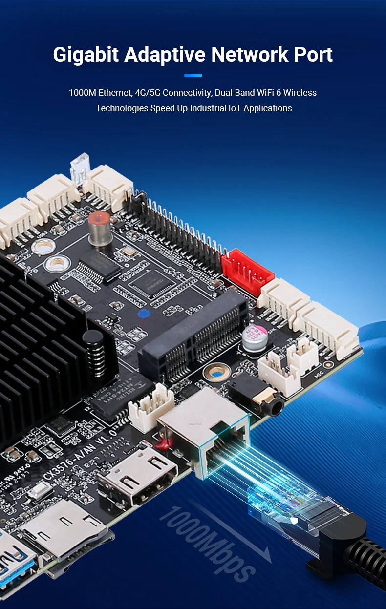 Фото Горячая Распродажа 2025 года, восьмиядерный процессор Android 14 Linux Pcb и PCba Rk3576, промышленное управление, Wi-Fi, процессор 4/5G, 2,2 ГГц, 3576 Soc, промышленный встроенный Co №3