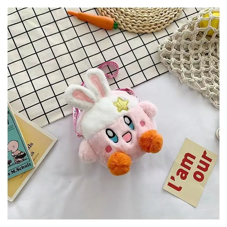 

Аниме периферийная мультяшная милая сумка-Кроссбоди Kirby маленькая сумка для девочки пушистая мультяшная мягкая сумка-Кроссбоди для девочк...