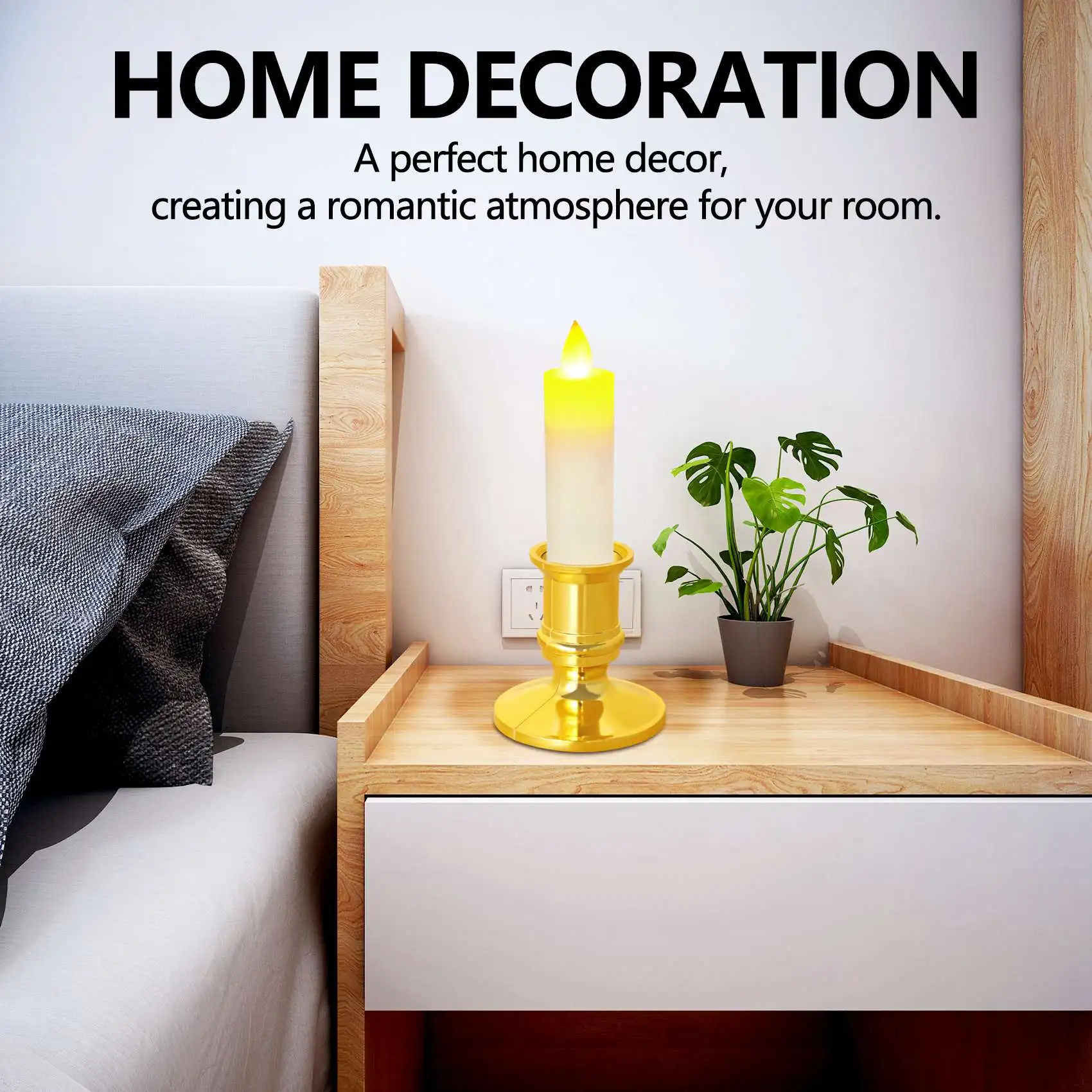 Подсвечник золотой 10X