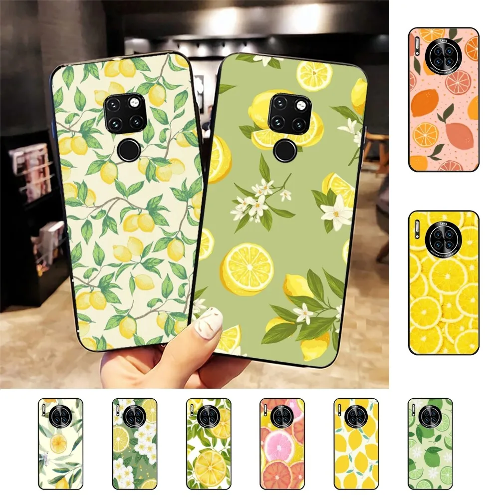 

Fruit Lemon Phone Case For Huawei Mate 10 20 30 40 50 Lite Pro Nova 3 3i 5 6 SE 7 Pro 7SE