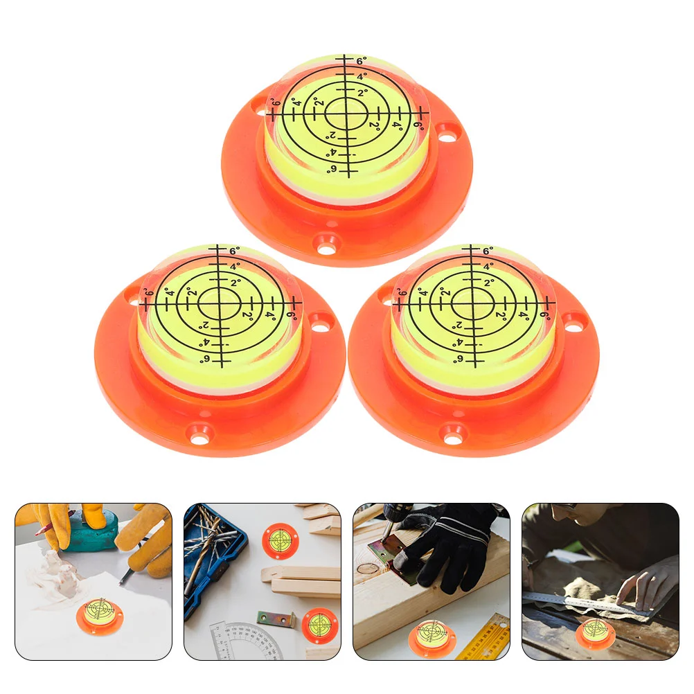 

3pcs Small Level Bubbles Precision Bubble Level Measuring Tools for Phonograph Camera Tripod