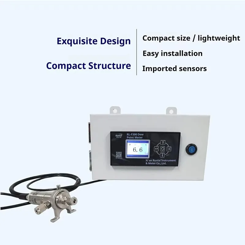 Фото Runlai Intelligent F300 Взрывозащищенный измеритель точки росы Микротестер воды Настраиваемый детектор следов воды №2