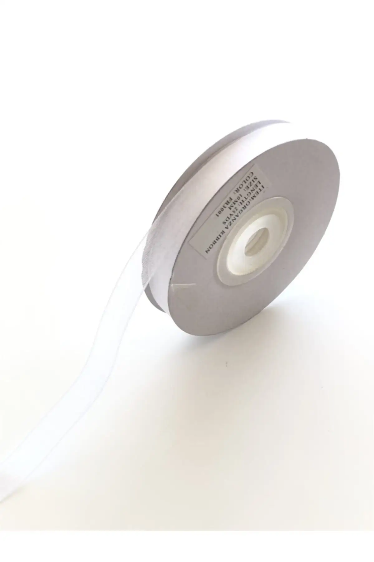 

White organza ribbon 1 cm-org-1051 decorative ribbon hobby supplies & entertainment life