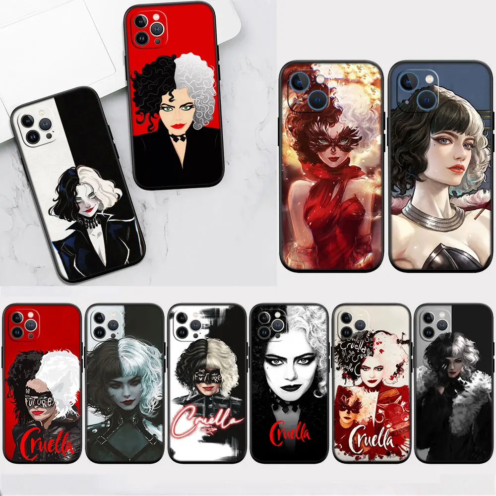 Чехол HI16 Cruella для Samsung S7 Edge S8 S9 S10 S10E S20 S21S Fe S23 Plus Lite Ultra