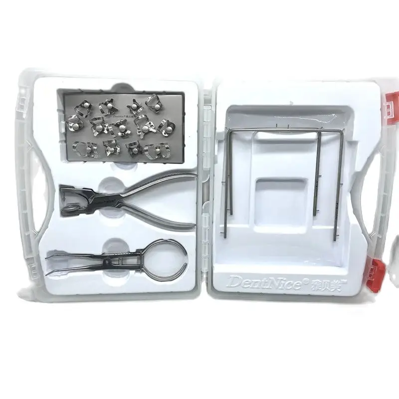 Горячая Распродажа Стоматологический Хирургический Инструмент Rubber Dam Dental Kit
