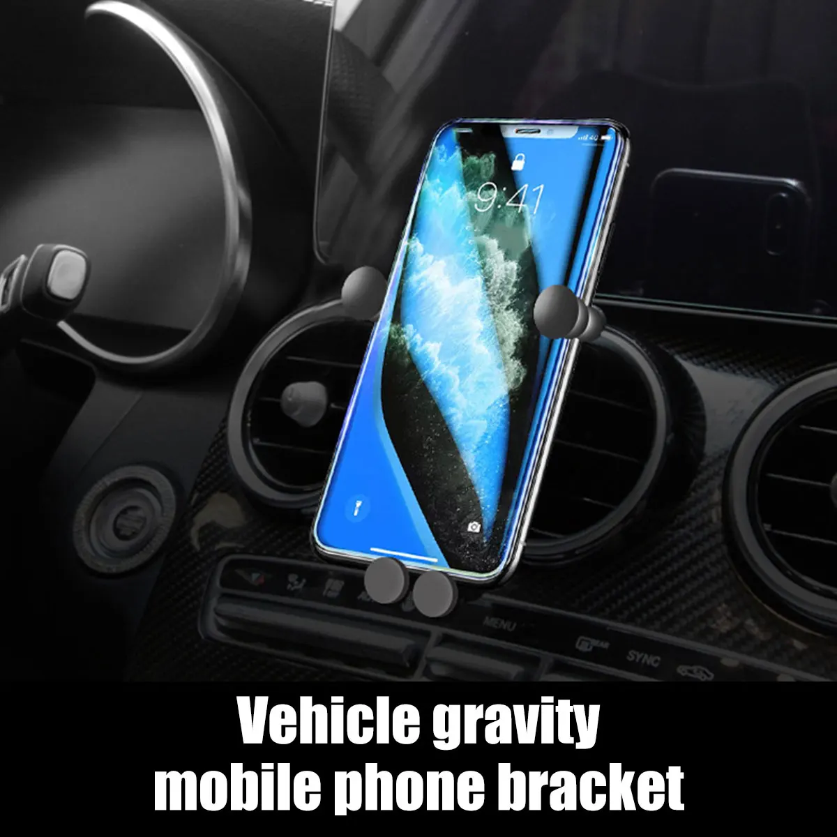 

New Gravity Car Cell Phone Holder Mount Universal Car Vent Cell Phone Holder Hands Free Cell Phone Stand for Most Smartphone