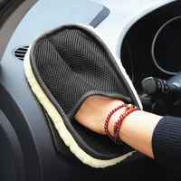 car styling wool soft car washing gloves cleaning brush for ford focus kuga fiesta ecosport mondeo escape explorer edge