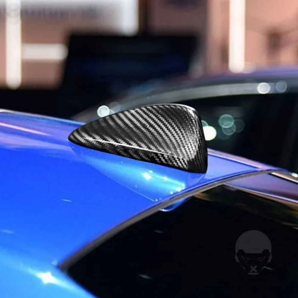 

For Alpha Antenna Giulia Stelvio Carbon Fiber Antenna Cover Shark Fin Car Modification Parts Sticker Aerials Exterior Parts