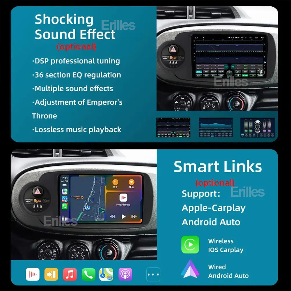 Фото Android 14 для Volkswagen Tiguan 1 NF 2006-2016 Автомобильное мультимедийное радио GPS-навигация Стерео WIFI Беспроводной BT Carplay Сенсорный экран №4