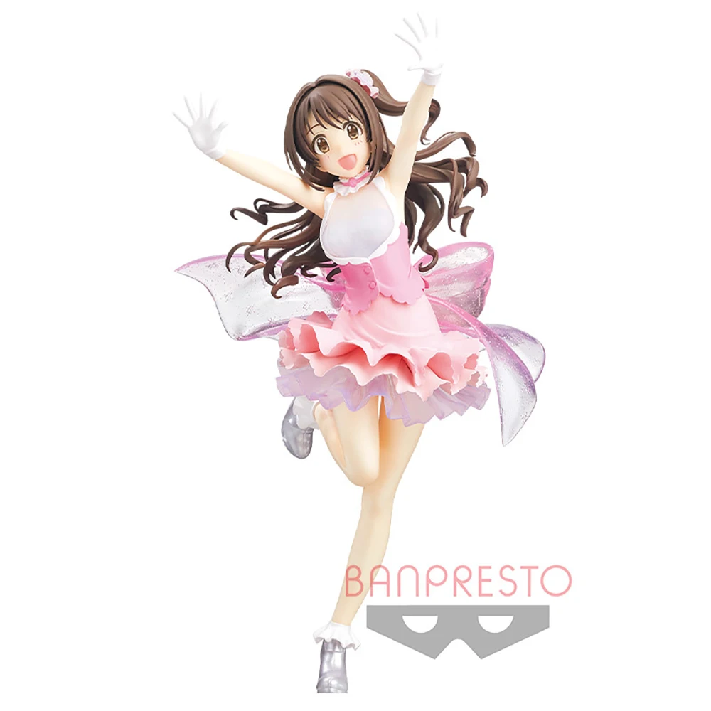 

22cm Original Banpresto THE iDOLMASTER Shimamura Uzuki Stage Bye Stage PVC Action Figure Model Toys