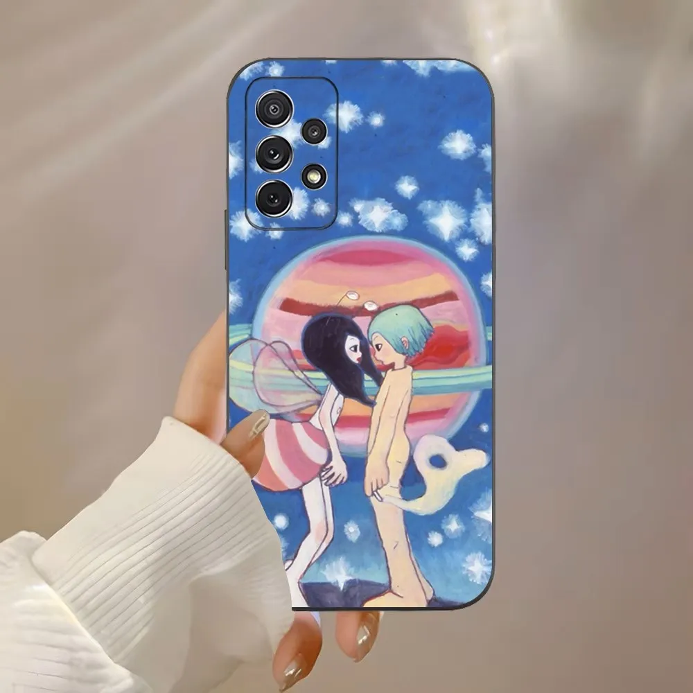 A-Aya T-Takano Phone Case For Samsung Galaxy A91 A80 A73 A72 A71 A53A52 A32 A31A22 A21s A20 Black Cover