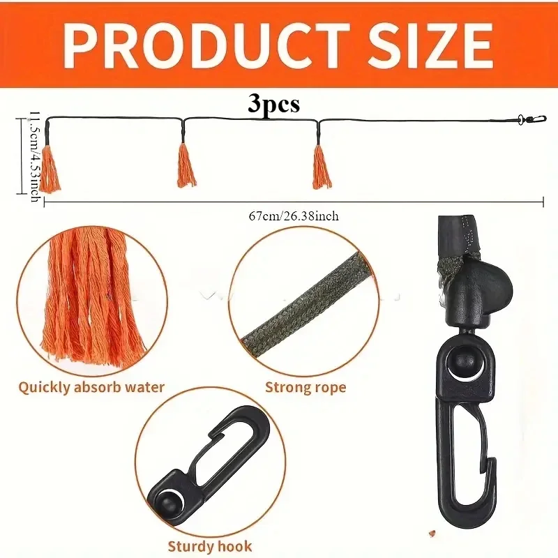 Охотничьи аппликаторы для аромата оленя со съемным зажимом аппликатор