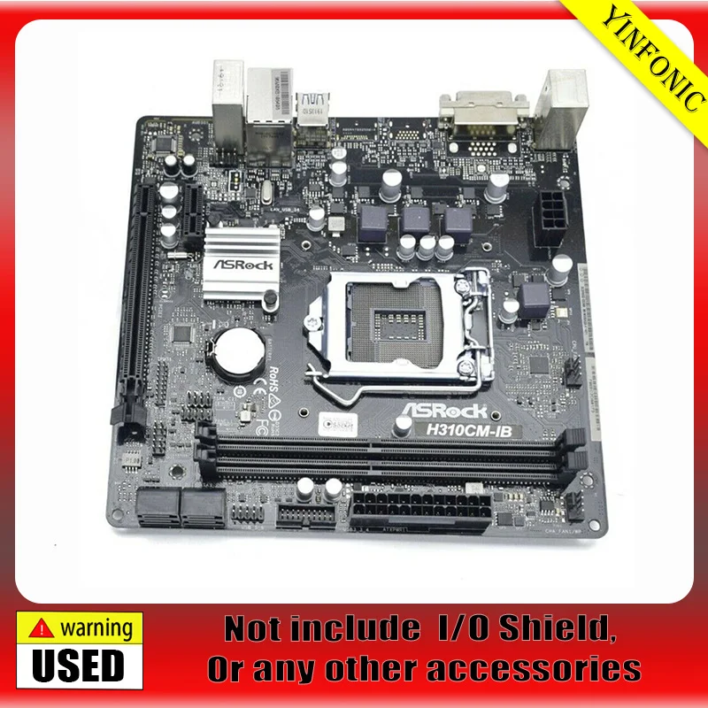 ASRock H310CM-IB H310 материнская плата LGA1151 DDR4 DVI-D HDMI Micro ATX