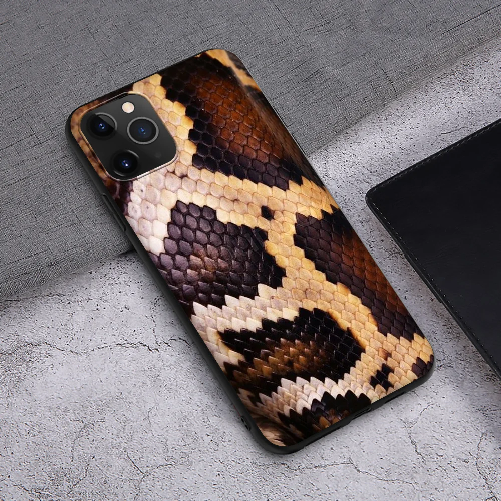 SO106 Luxury Snake skin Case for Samsung Galaxy A41 A42 A71 A72 A73 J2 J4 J5 J6 J7 J8 A6 A7 A8 A9 Plus 2018 Prime Pro Core