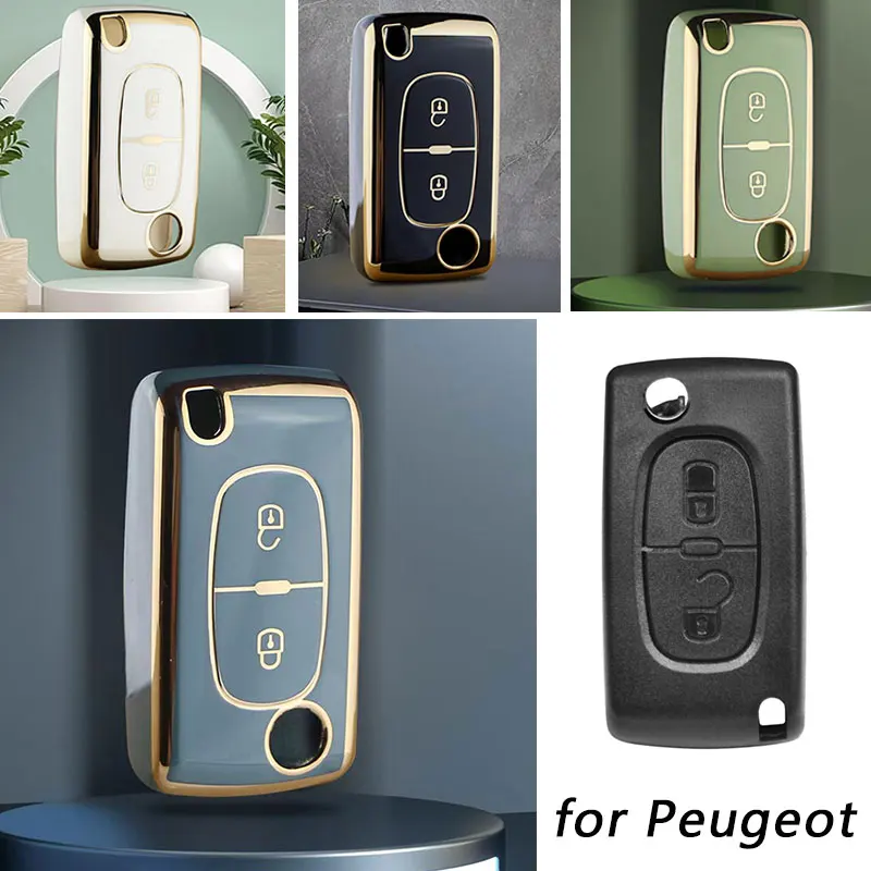

Автомобильный пульт дистанционного управления с двумя кнопками для Peugeot 308 207 307 807 для Citroen C3 Picasso C-Crosser C4 Dispatch C8 аксессуары
