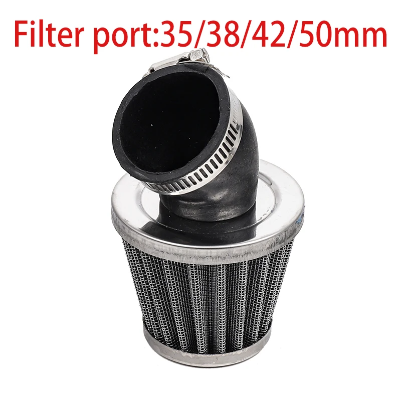 

Motorcycle Universal Air Filter 35/38/42/50mm For 50cc 110cc 125cc 140cc ATV Scooter Pit Dirt Bike