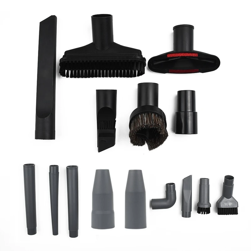 

15Pcs/Set Vacuum Cleaner Accessories Suction Head Flat Nozzle Brushes 32MM/35MM Dust Cleaning Sets New