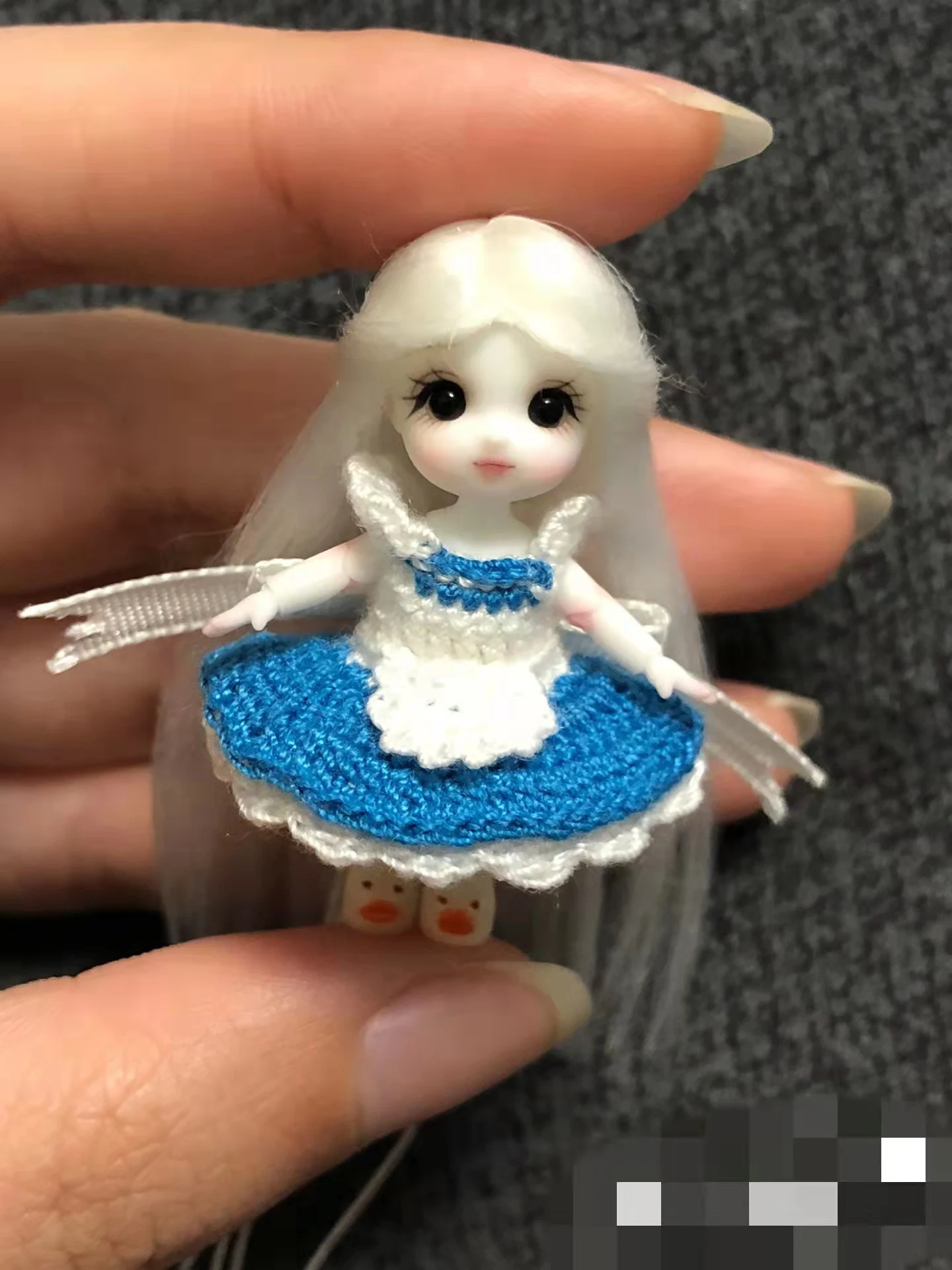 Pаспродажа Кукла с большим пальцем BJD, миниатюрная версия, 3,5 см, готовая кукла Elf, Мини кукла