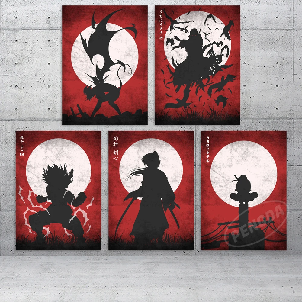 

Настенная картина из аниме, домашний декор, рассекающий демонов, холст, рисунок, деревянная подвесная картина, современный плакат, модульны...