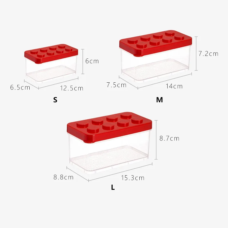 Контейнер для хранения строительных блоков детские игрушки строительные блоки