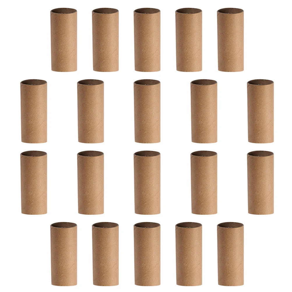 

20pcs Round Paper Tube Kindergarten Paper Tubes DIY Graffiti Materials