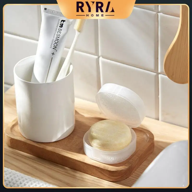 

Sealed And Portable Waterproof Drainage Box Reusable Native Material Soap Box Quick Draining And Drying Save Soap Compact Design