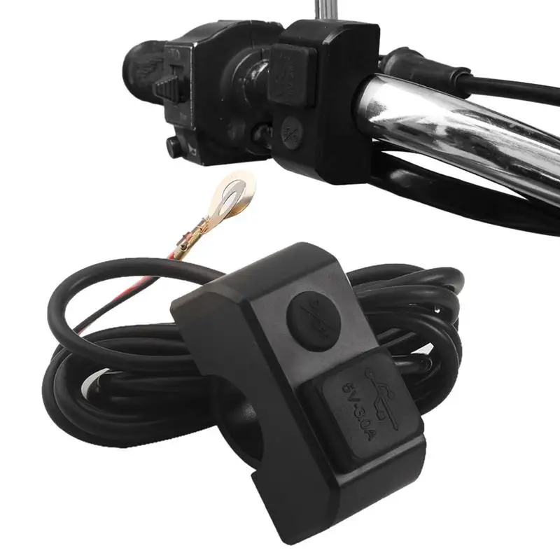 

Зарядное устройство для телефона мотоциклетное с 2-мя USB-портами и поддержкой 3 А