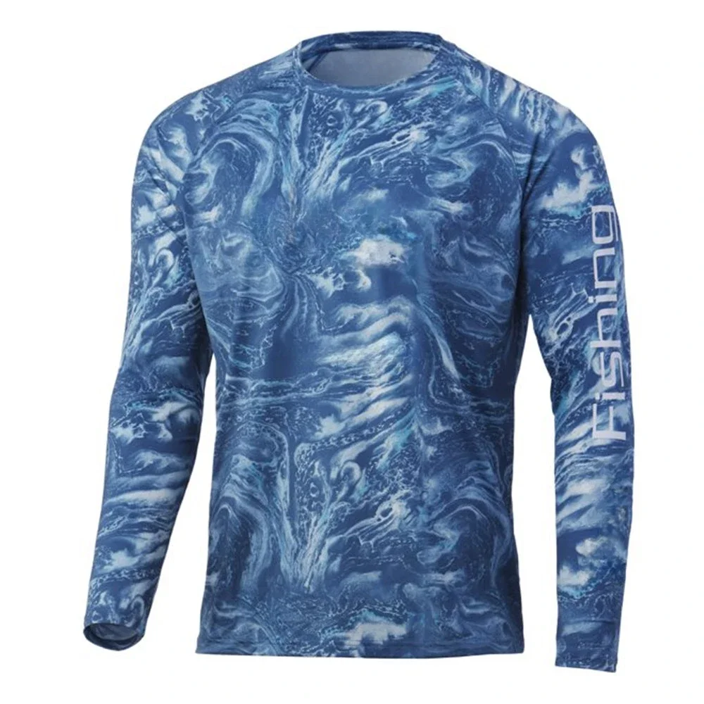 Рубашка для рыбалки топ эффективной летняя уличная спортивная одежда с длинным