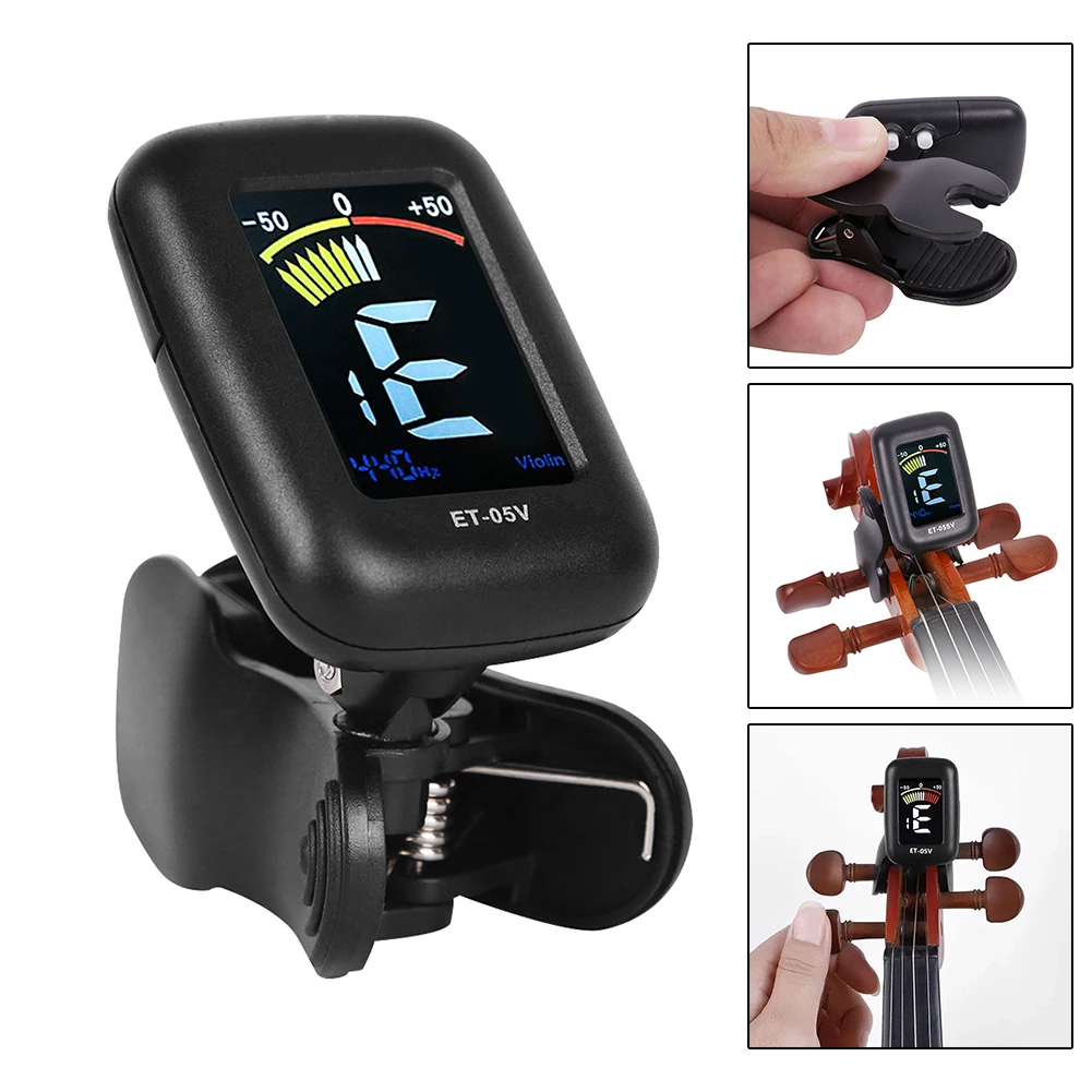 Тюнер для двойных басов тюнер виолончели 1 шт. вращающийся на 360 градусов дизайн