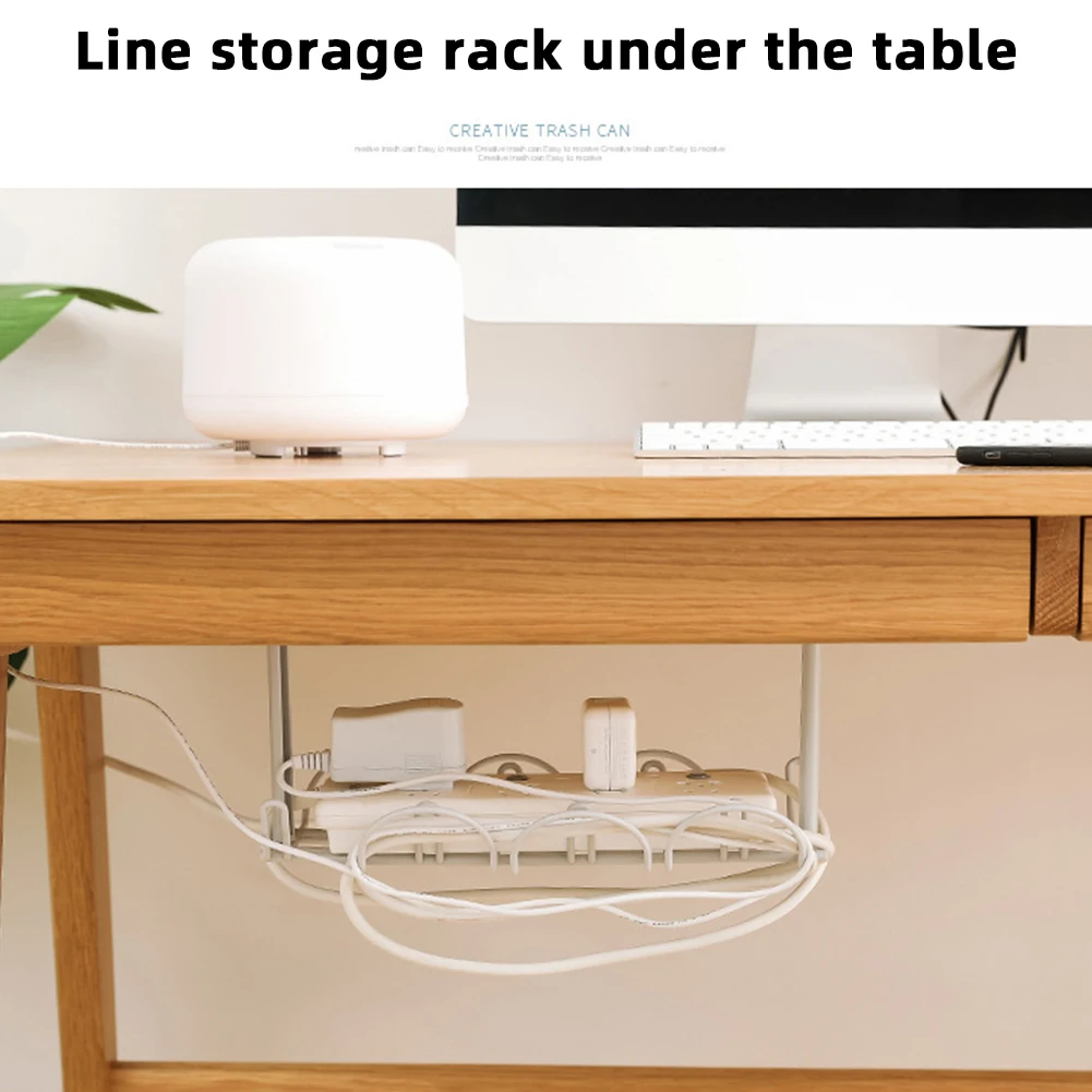 

Table Bottom Wire Socket Organiser Rack Multipurpose Free Punch Router Plug Hanging Rack Ideal Gift