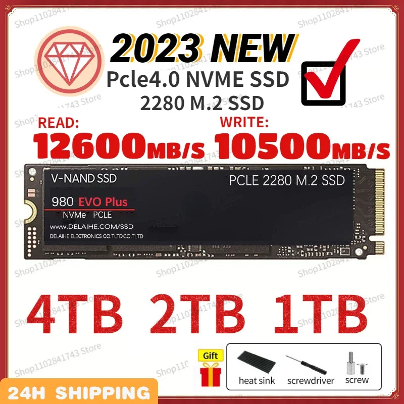 

2023 980 evo plus 980PRO M.2 SSD 1TB 2TB 4TB nvme pcie 4.0 Internal Solid State Hard Drive inch Laptop Desktop PC ssd m2 nvme