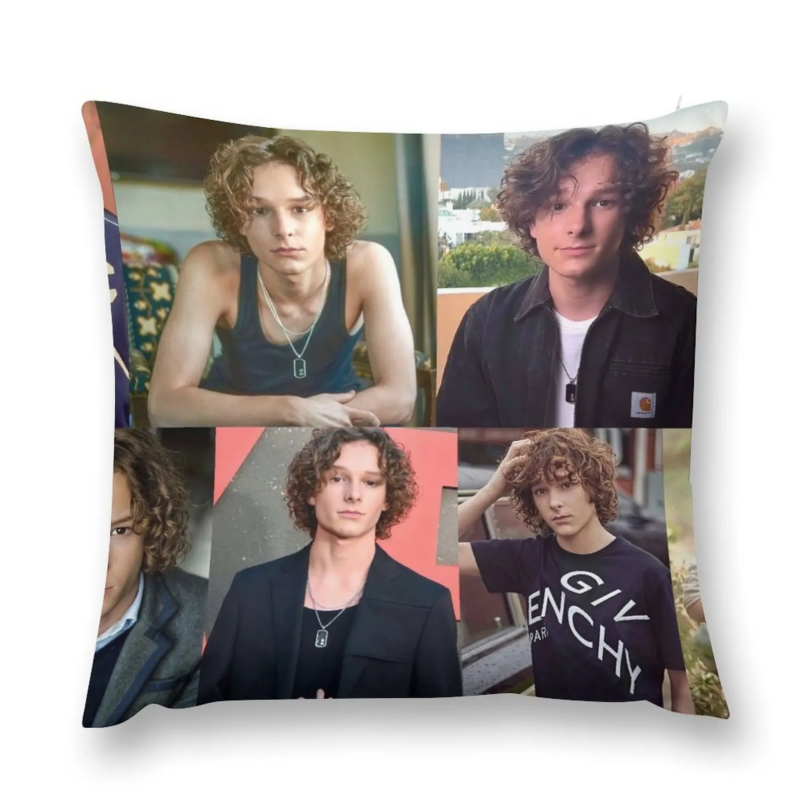 Декоративная подушка с коллажем под заказ