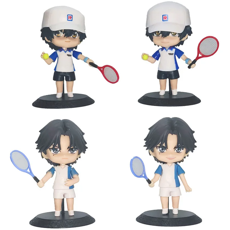 

4pcs/set Q Ver Prince Of Tennis Anime Figure Ryoma Echizen Atobe Keigo PVC Action Figure Collectible Model Toys Kid Gifts