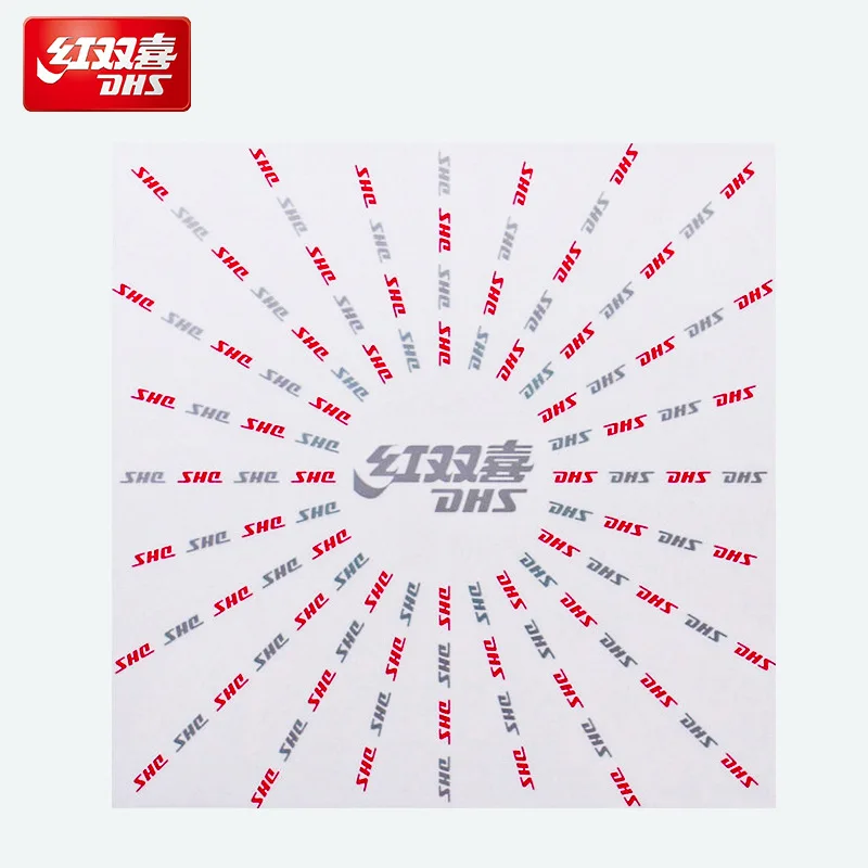

DHS Table Tennis Rubber Protective Film Sticky Un-sticky Ping Pong Paddle Rubber Protector Original DHS Ping-pong Accessories