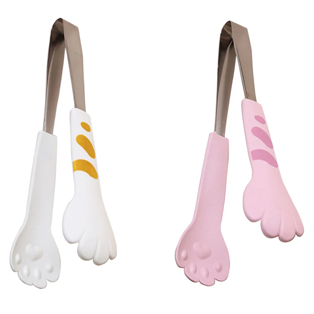 

Tongs Tong Food Serving Cooking Metal Stainless Steel Buffet Steak Sugar Pad Cat Kitchen Cute Salad Grill Bbq Barbecue Utensils