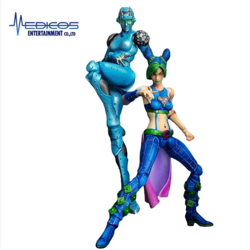 

Medicos Original Jojo Bizarre Adventure Anime Figure Jolyne Cujoh Stone Free 155mm Action Model Collectible Toys Gift