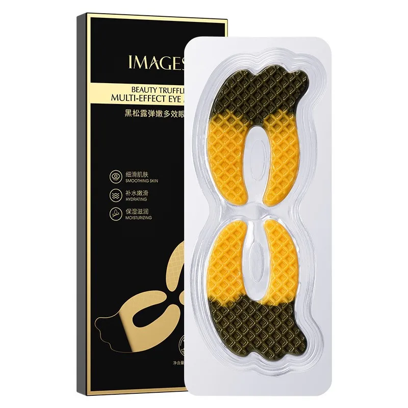 

5 Pairs Black Truffle Eye Mask Moisturizing Remove Dark Circles Eye Bags Crow's Feet Gold Honeycomb Eye Stickers Skin Care
