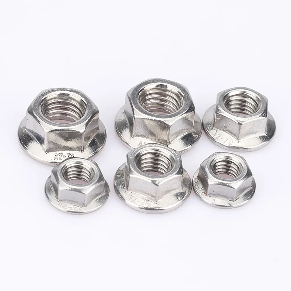 гайка с фланцем м 6 din 6923 а2 нерж (100). Din 6926 гайка самоконтрящаяся с фланцем. алюминиевая гайка. гайка шестигранная с фланцем din 6923 m8. гайка с фланцем hexagon flange nut din 6923 - m14 - n.