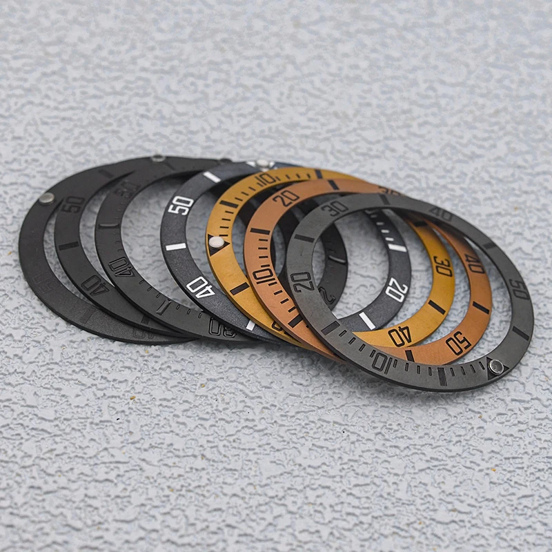 Seiko Sloped Ceramic Bezel Insert Fits SKX007 SKX009 SRPD Watch Case NH35 NH36 Waterproof for SUB Watch Accessories Parts