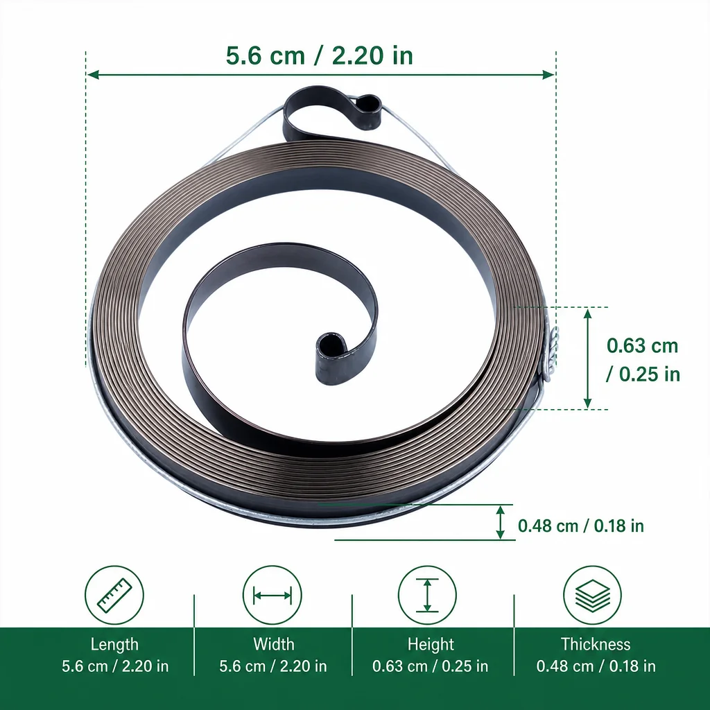 2 шт. пружины стартера для Stihl BG45 BG55 BG65 BG85 HS45 SH55 SH85 4228 190 0600, сменные пружины для воздуходувок и триммеров (art.: 3920daed0141a) - 3920daed0141a