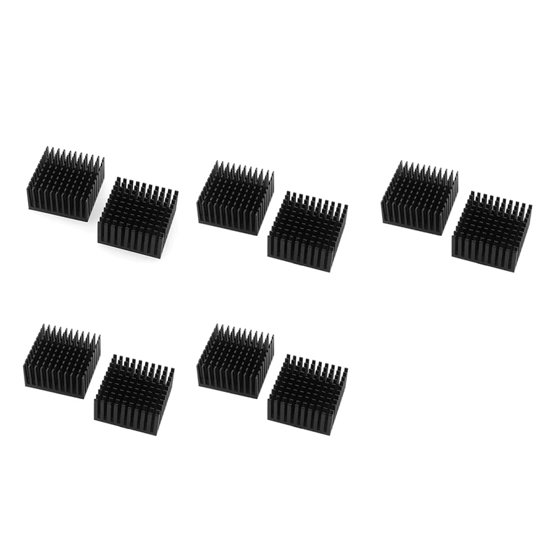 

10 Pcs 40X40x20mm Aluminum Heatsink Radiator Cooling Cooler For Electronic Chip LED With Thermal Conductive Double Sided